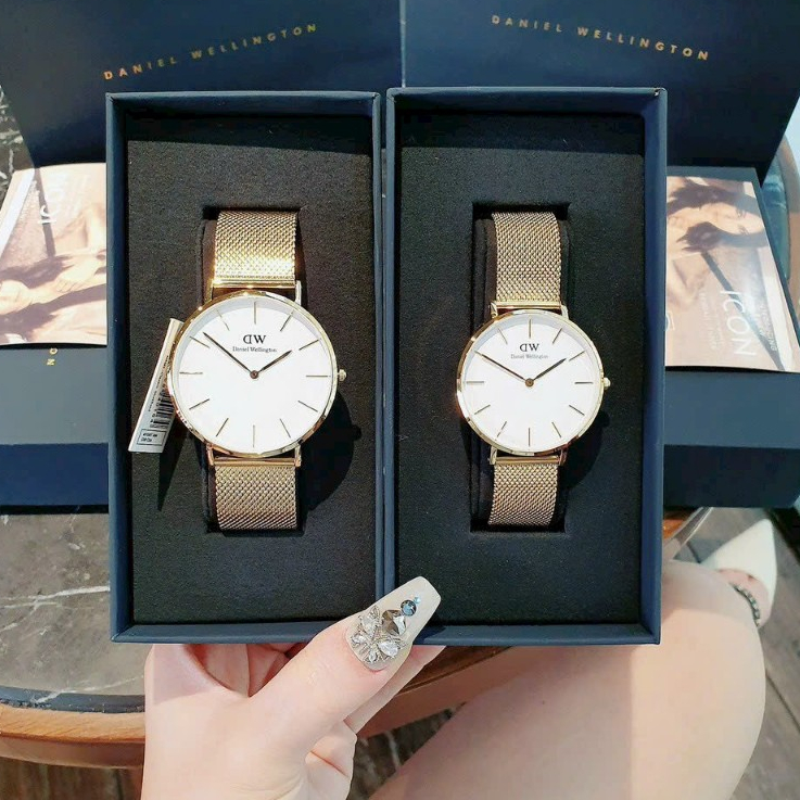 Đồng Hồ CẶP ĐÔI WD06 DÂY LƯỚI KIM LOẠI TRẺ TRUNG,SANG TRỌNG CHỐNG NƯỚC BẢO HÀNH 6 THÁNG.