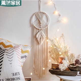 Vòng Macrame dreamcatcher handmade phong cách Bohemian trang trí tường, nhà cửa, phòng ngủ, phòng khách cực xinh