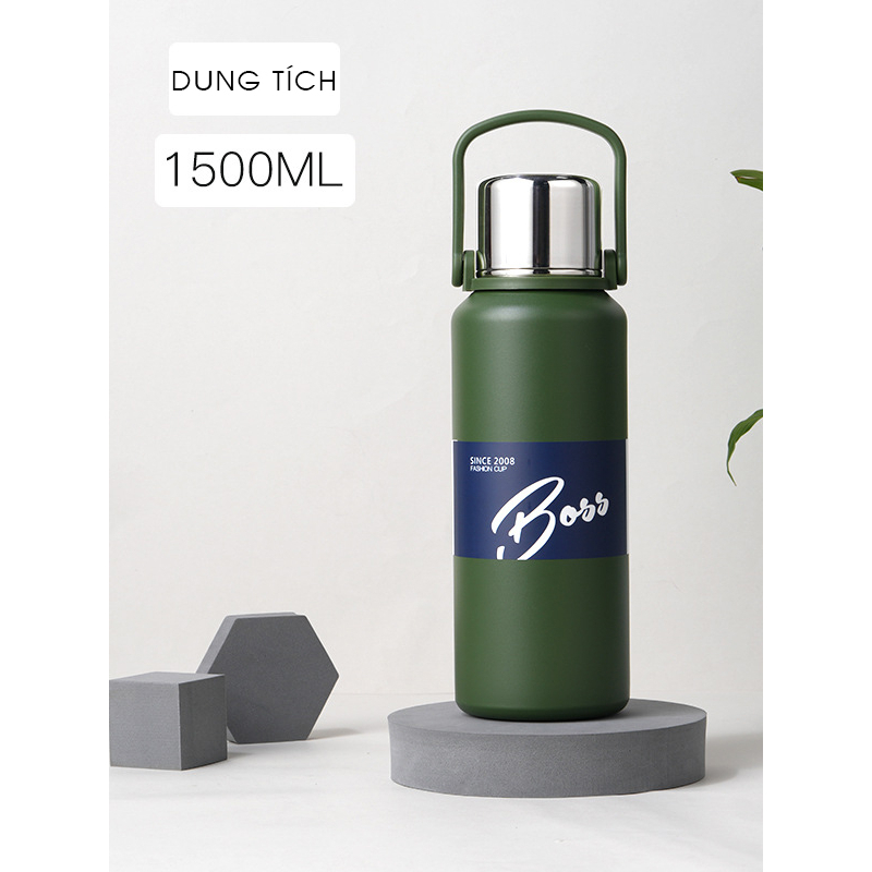 Bình giữ nhiệt BOSS inox 316 nắp hình cốc dung tích 800ml/1200ml/1500m