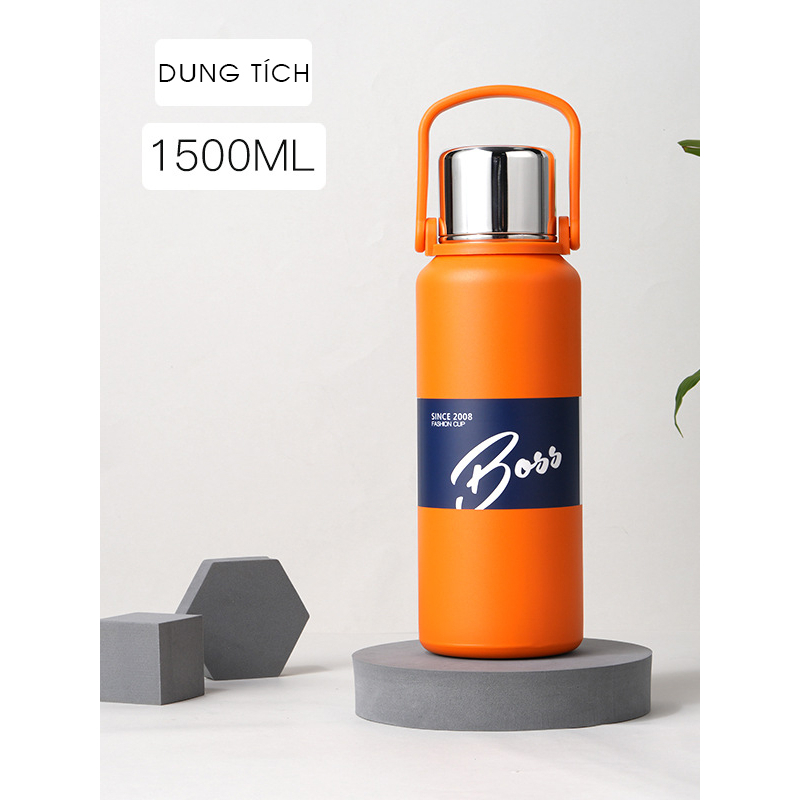 Bình giữ nhiệt BOSS inox 316 nắp hình cốc dung tích 800ml/1200ml/1500m