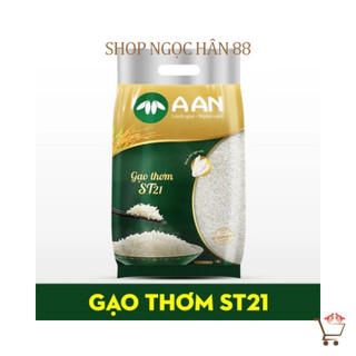 Gạo thơm a an st25 / st24 / st21 túi 5kg - date mới