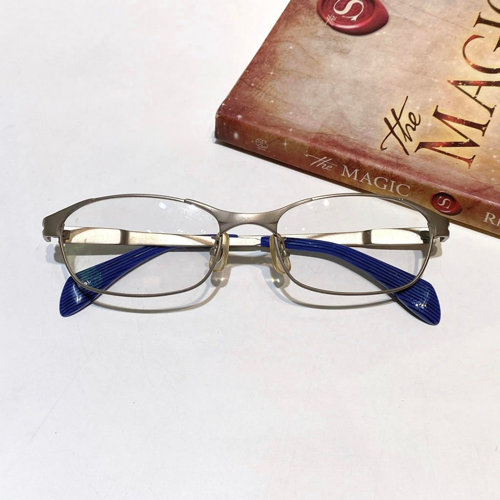 Gọng kính si Nhật  𝐓𝐈𝐓𝐀𝐍𝐈𝐔𝐌 TRÒNG KÍNH KHÔNG ĐỘ