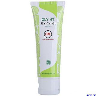 Sữa rửa mặt dưa leo OLY HT Long Phụng Khang trắng da ngừa mụn se khít lỗ chân lông (70g)