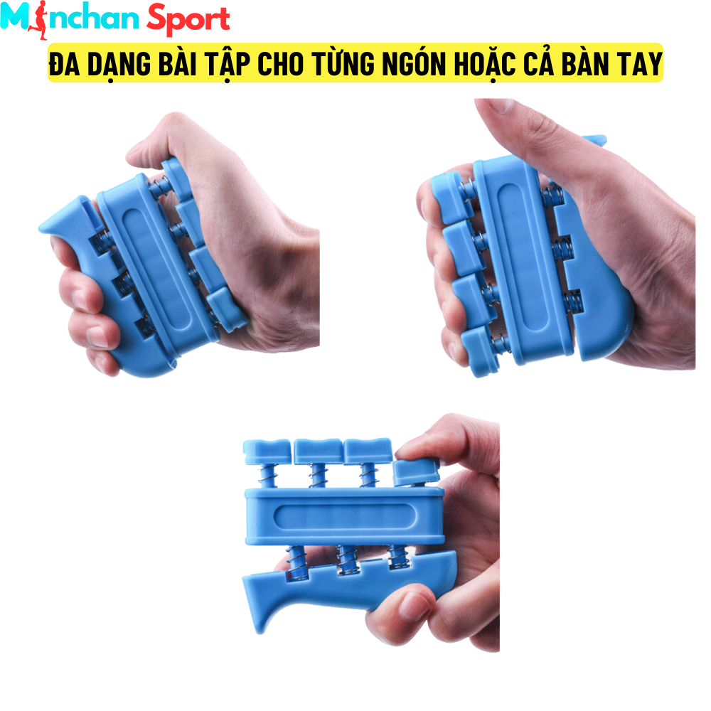 COMBO 3 MÓN SỨC MẠNH TAY: GẬY LÒ XO, TẬP NGÓN TAY, KÌM BÓP TAY ĐA DẠNG BÀI TẬP CHO TỪNG NGÓN HOẶC BÀN TAY MINCHAN SPORT