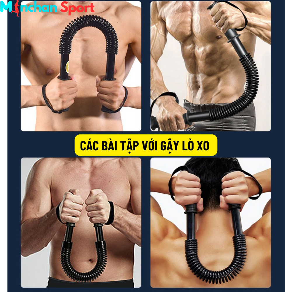 COMBO 3 MÓN SỨC MẠNH TAY: GẬY LÒ XO, TẬP NGÓN TAY, KÌM BÓP TAY ĐA DẠNG BÀI TẬP CHO TỪNG NGÓN HOẶC BÀN TAY MINCHAN SPORT