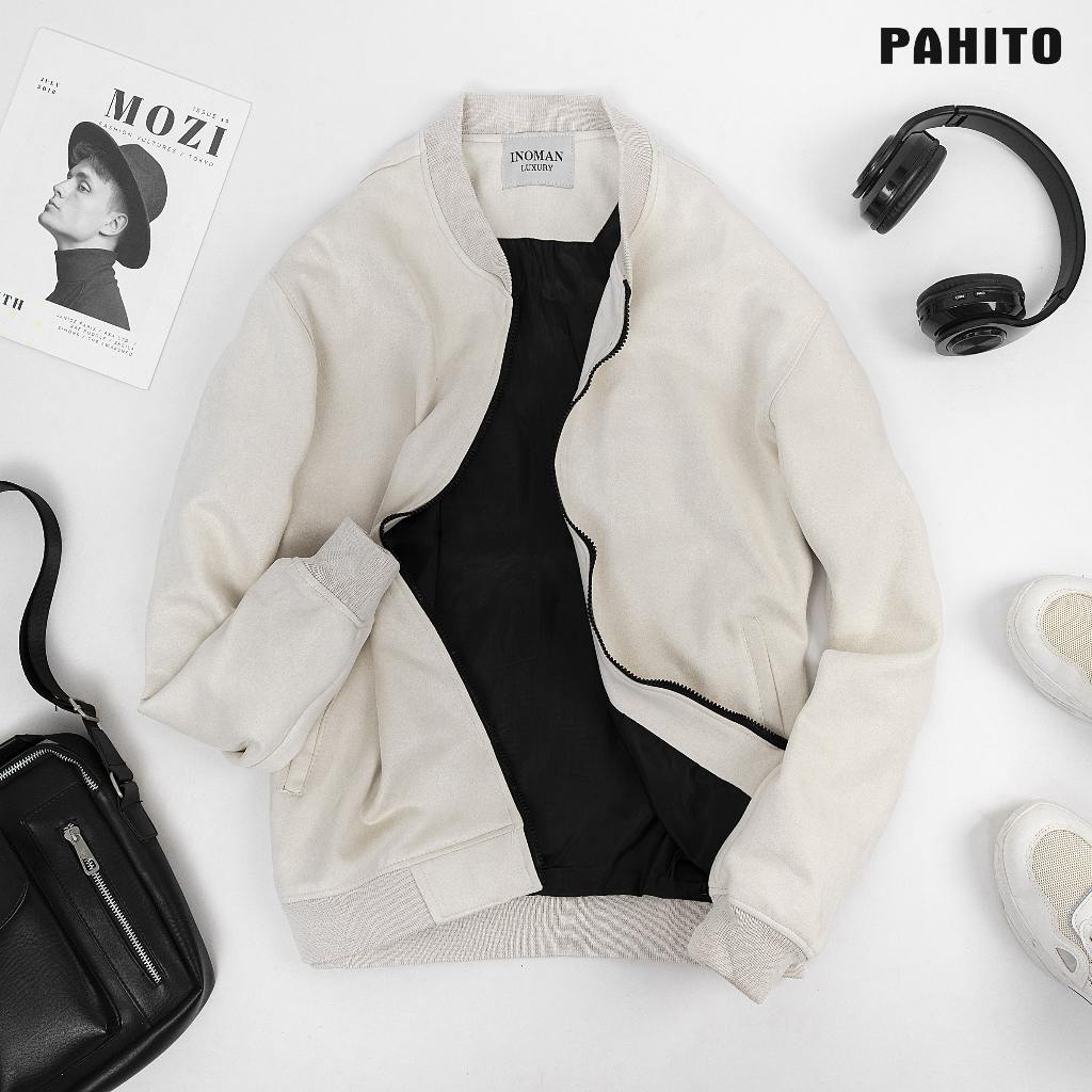 Áo Khoác Nam Da Lộn BomBer Lót Gió 3 Màu Kiểu Dàng Hàn Quốc - ARU SHOP AK3