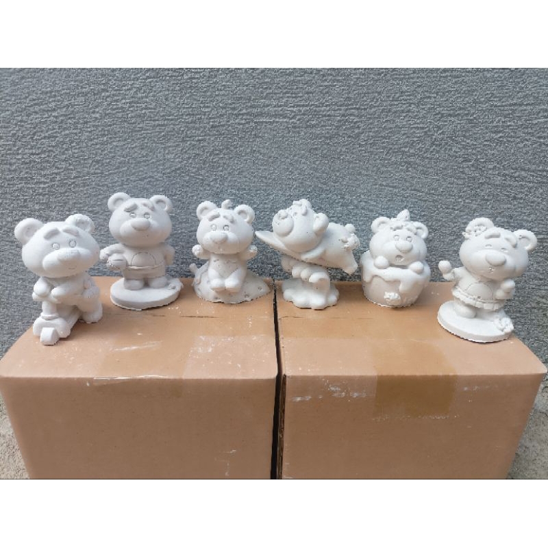 Set Gấu Dâu 3d mẫu mới hottrend kèm màu và cọ