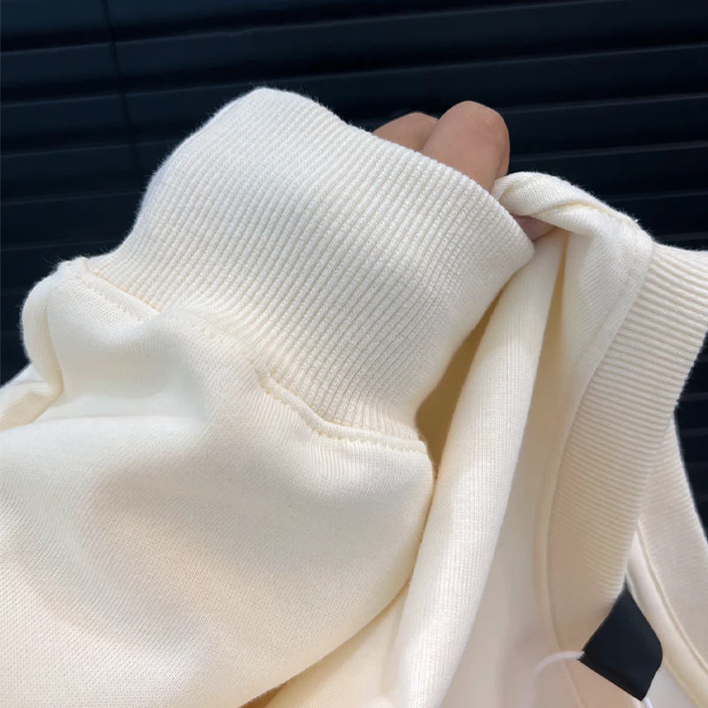 Áo nỉ cổ tròn Màu kem nữ thời trang Salute Sweater unisex Hàn Quốc cho vintage đẹp in hinh Y0528