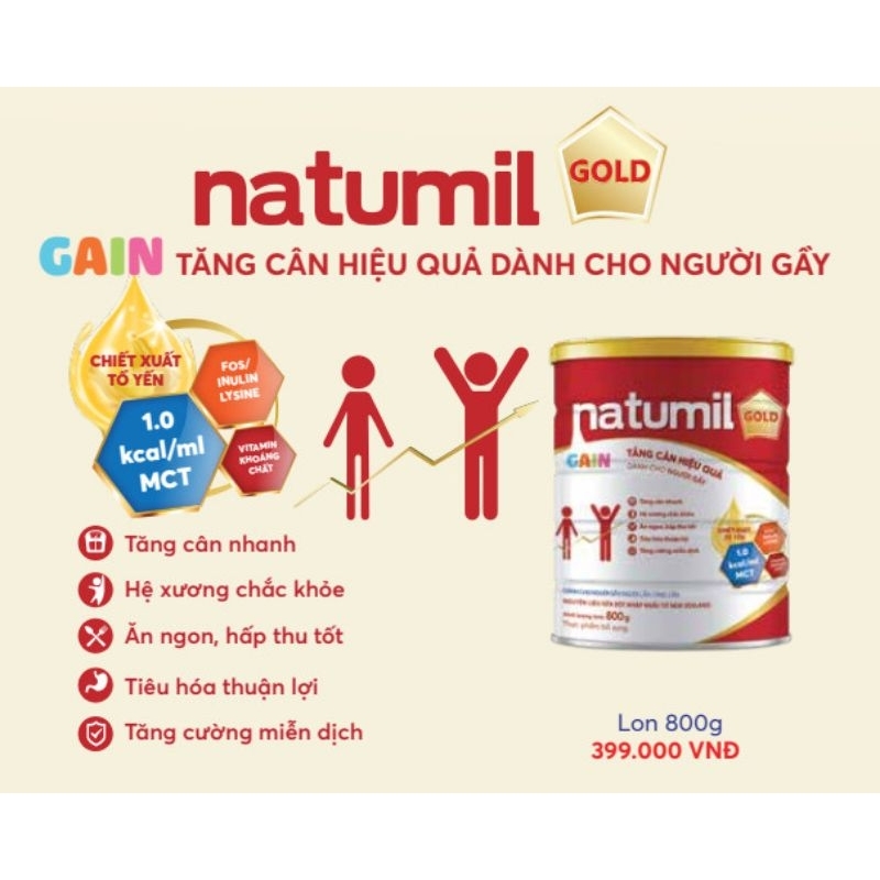 Sữa Natumil người gầy mẩu mới