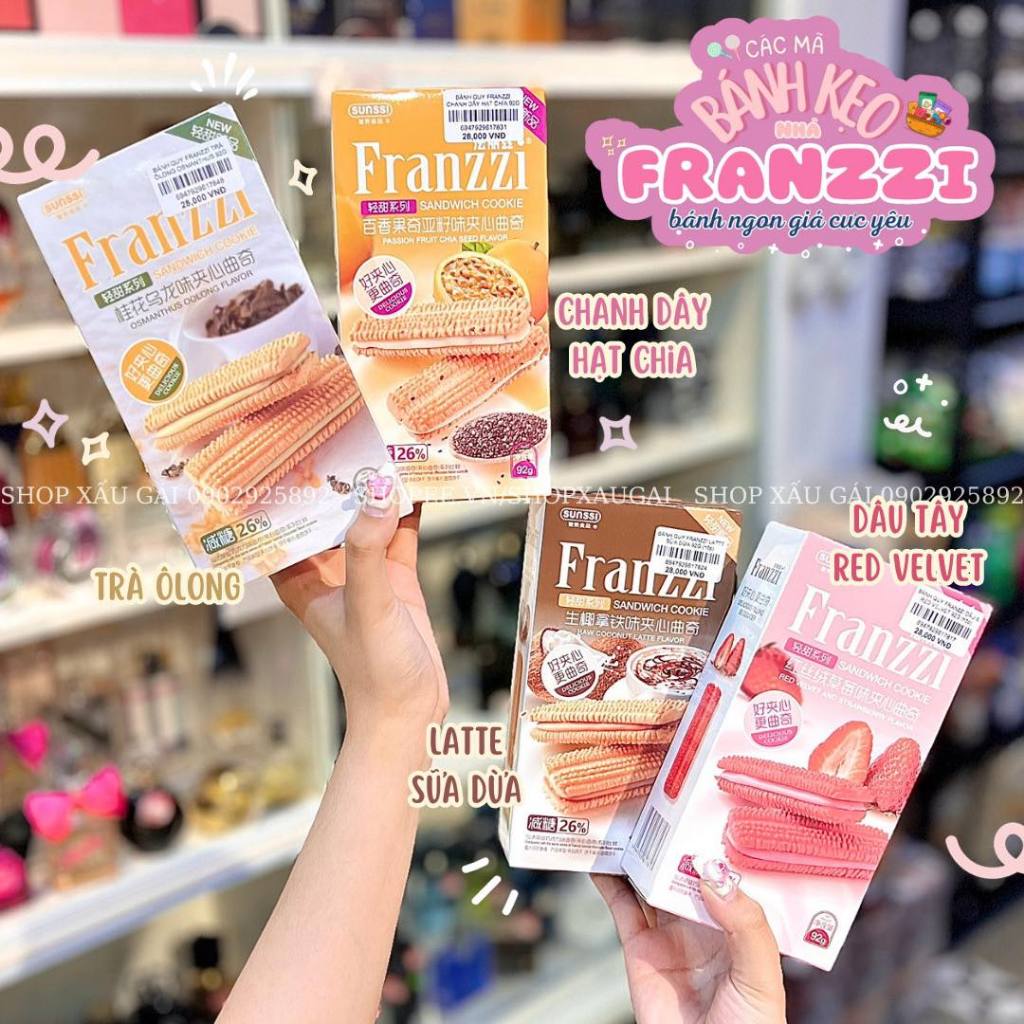 Bánh Quy Franzzi Kem Đủ Vị