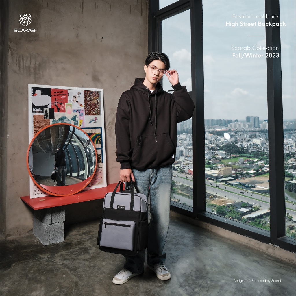 SCARAB HIGH STREET BACKPACK  - Ba lô Thời Trang, Balo Đi Học Nam Nữ