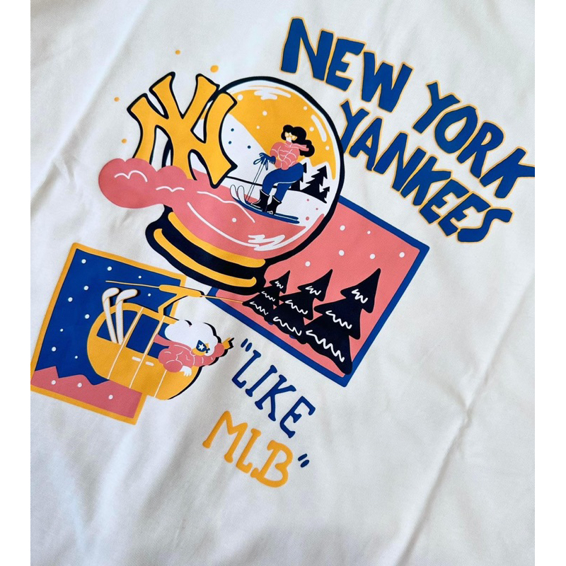Áo Thun MLB 017 New York Yankees hot trend thun 100% cotton 2 chiều Form Unisex Nam Nữ - HÀNG ĐẦY ĐỦ TAG