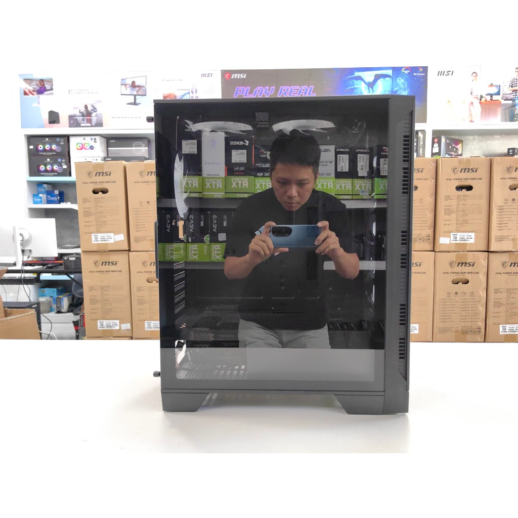 Case máy tính MSI MAG FORGE 320R 120A  Airflow - Chính hãng