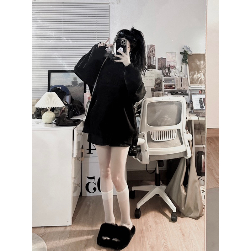 Áo hoodie siêu dày dặn chữ