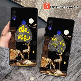 Ốp lưng Xiaomi Redmi Note 7 / Redmi Note 7 Pro - Ốp Xiaomi in hình chữ thư pháp máy mắn, bảo hành 1 đổi 1