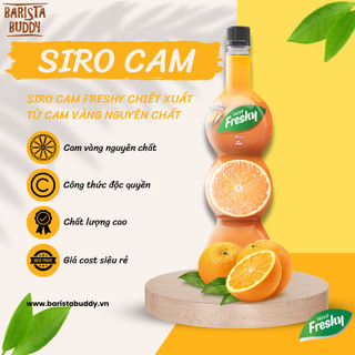 Siro pha chế trái cây Freshy vị cam