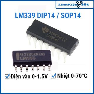 IC so sánh LM339 chân cắm chân dán