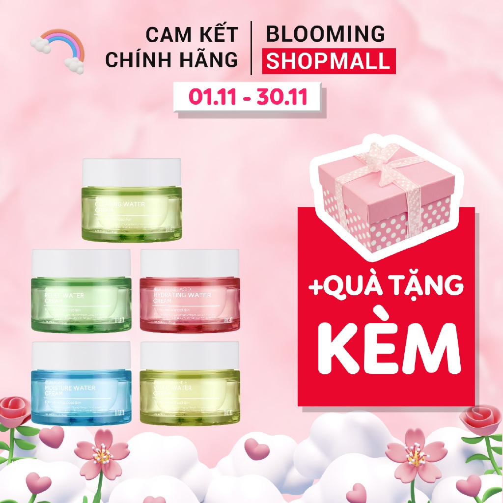 (HSD 2025) Kem dưỡng ẩm làm dịu, phục hồi da Tenzero Water Cream 50g