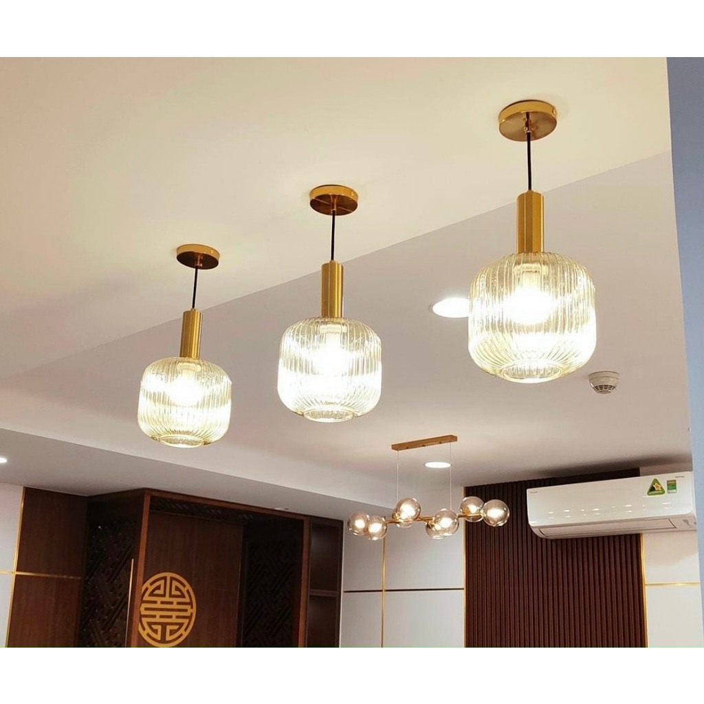 Đèn thả đơn, đèn thả decor HL11123, trang trí bàn ăn, phòng khách, thả tab giường ngủ