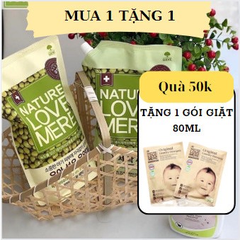 Nước giặt/xả NATURE LOVE MERE Hàn Quốc cho bé túi/can 1800ml/1300ml