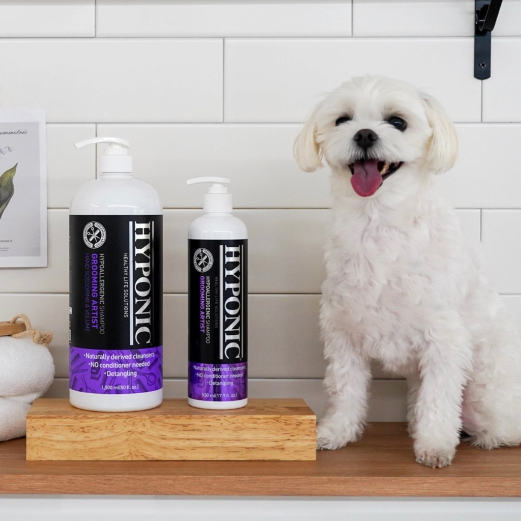 Sữa tắm cho chó cao cấp HYPONIC Grooming Artist, làm dày & phồng lông - 100ml