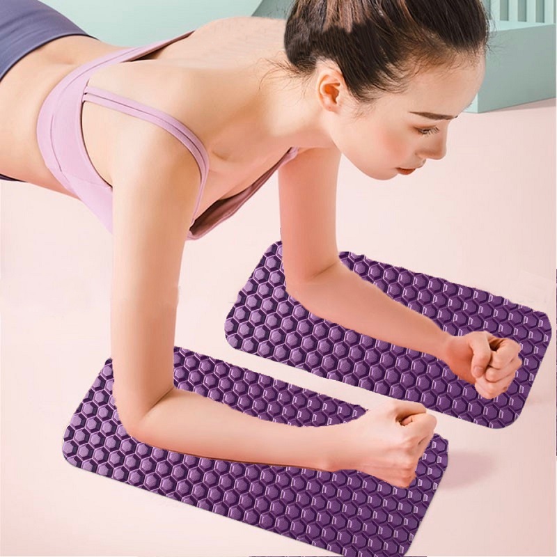 Đệm tập plank in 3D phiên bản cao cấp, thấm hút nước, chống trơn trượt và độ bám ma sát tốt trong tập