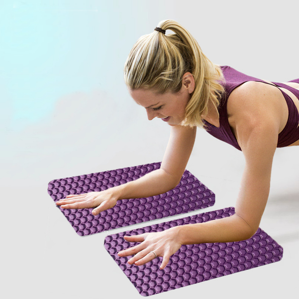Đệm tập plank in 3D phiên bản cao cấp, thấm hút nước, chống trơn trượt và độ bám ma sát tốt trong tập