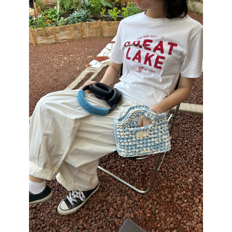 Túi đeo chéo, túi handmade Mave - Tặng kèm 1 hoa cài handmade