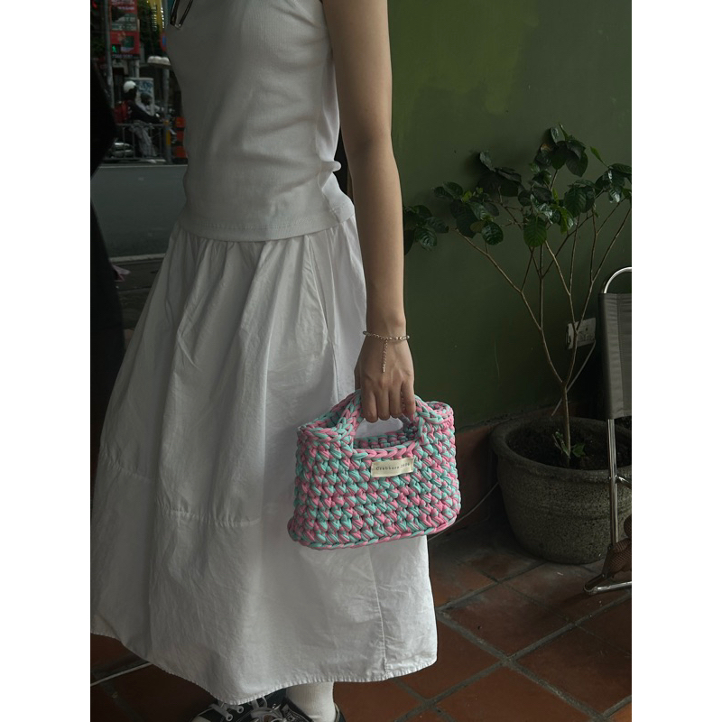 Túi đeo chéo, túi handmade Mave - Tặng kèm 1 hoa cài handmade