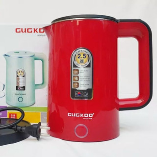 [ Chính Hãng ] Ấm siêu tốc Cuckoo_Bình đun nước dung tích lớn 2,5L công nghệ INVERTER 2 lớp cách điện cách nhiệt
