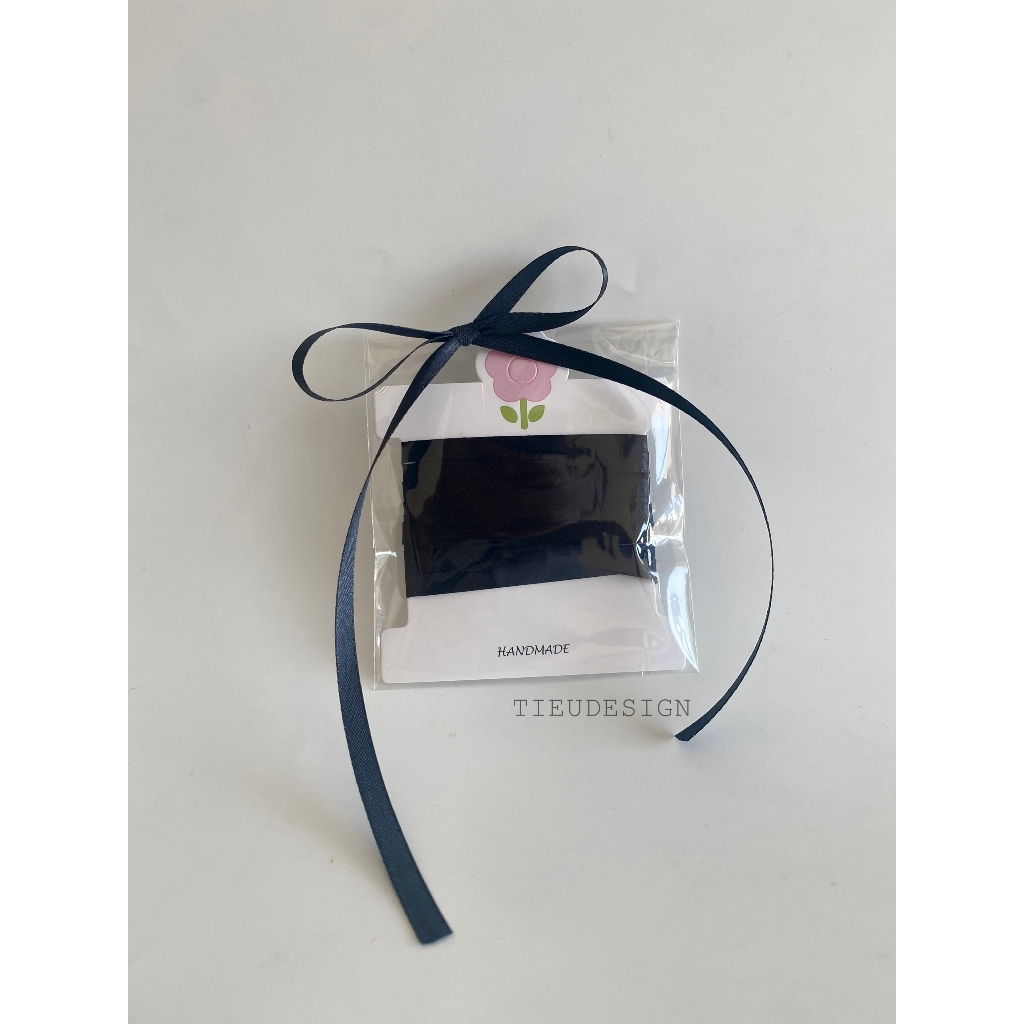 2mét ruy băng bản nhỏ 6mm cột nơ tóc