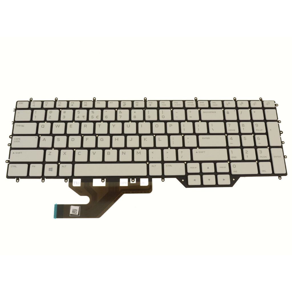Bàn phím [NEW] Dell ALIENWARE M17 R2 M17 R3 Per Key RGB Backlit White Keyboard