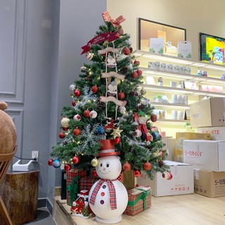 Cây thông noel 1m5 - 1m8 tán dày full phụ kiện trang trí giáng sinh