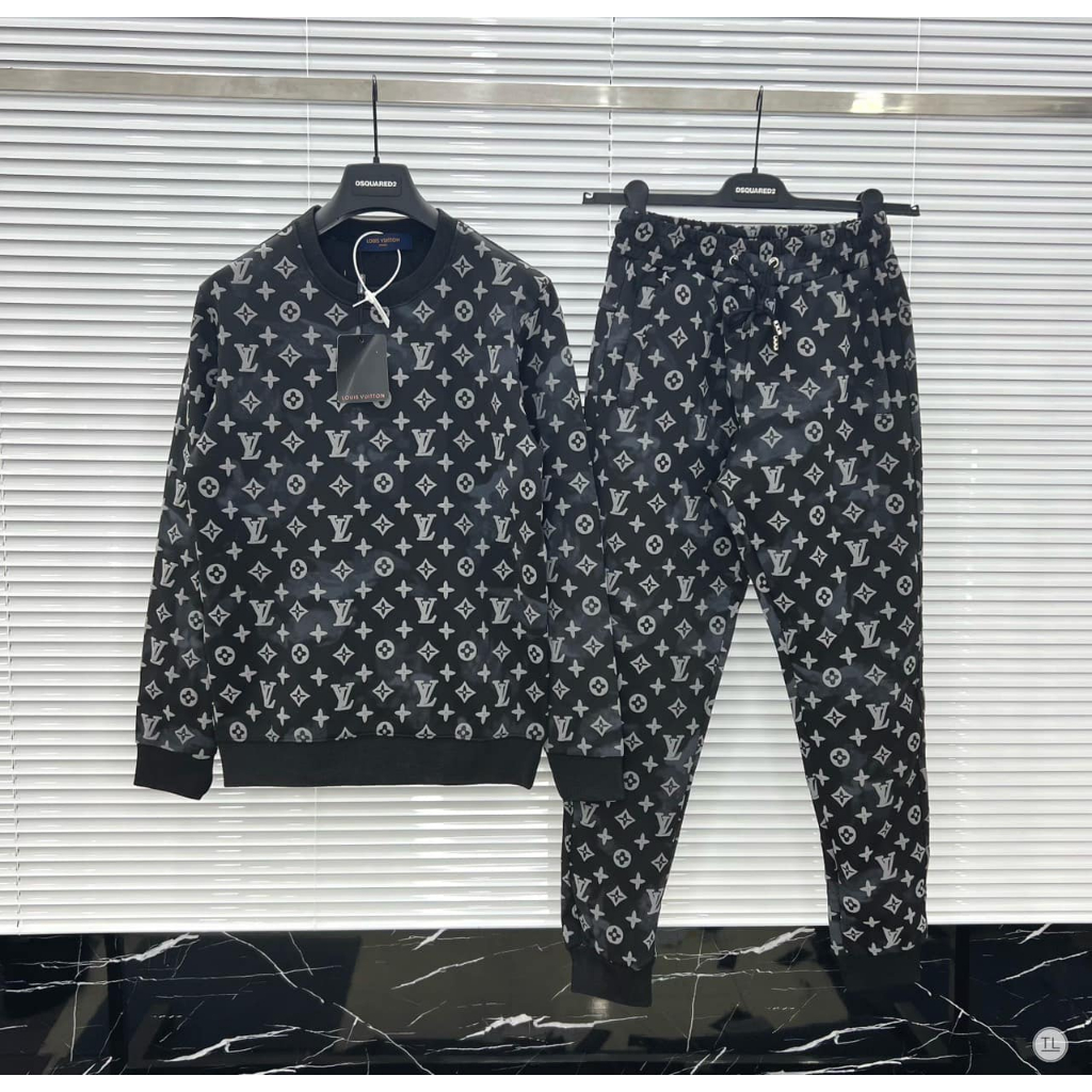 Bộ Nỉ Gucci LV Nam Nữ Full Mẫu, Chữ Hình Thêu Gấu, Bộ Chất Liệu Nỉ Cao Cấp Loại 1 Thu Đông NemoShop