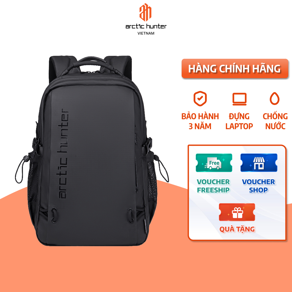 Balo laptop Arctic Hunter B00530 chống sốc laptop 14.1 inch, chất liệu Oxford chống nước, bền bỉ, hiện đại
