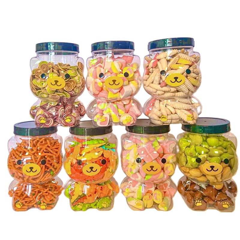 500G Bánh Gấu / Bim Bim Bánh Tăm Que Cọng / Kẹo Bông Gòn  Đồ Ăn Vặt Snack