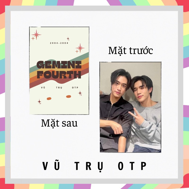 Set 9 card bo góc GEMINIFOURTH