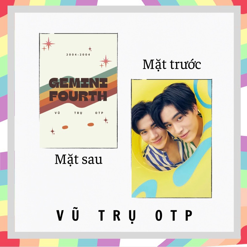 Set 9 card bo góc GEMINIFOURTH