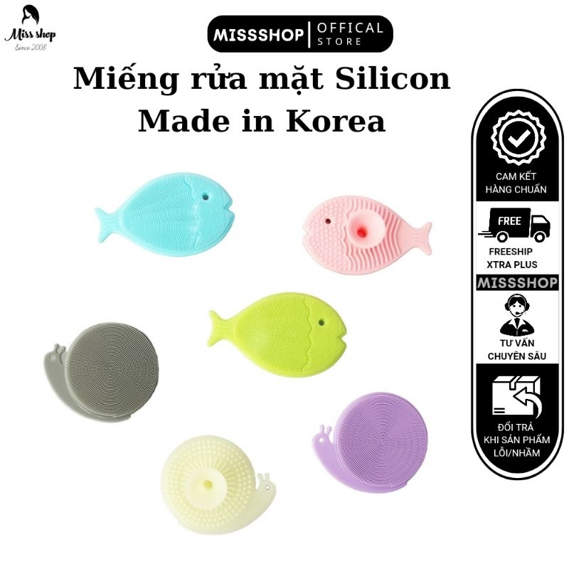MIẾNG RỬA MẶT SILICON MADE IN KOREA MẪU MỚI
