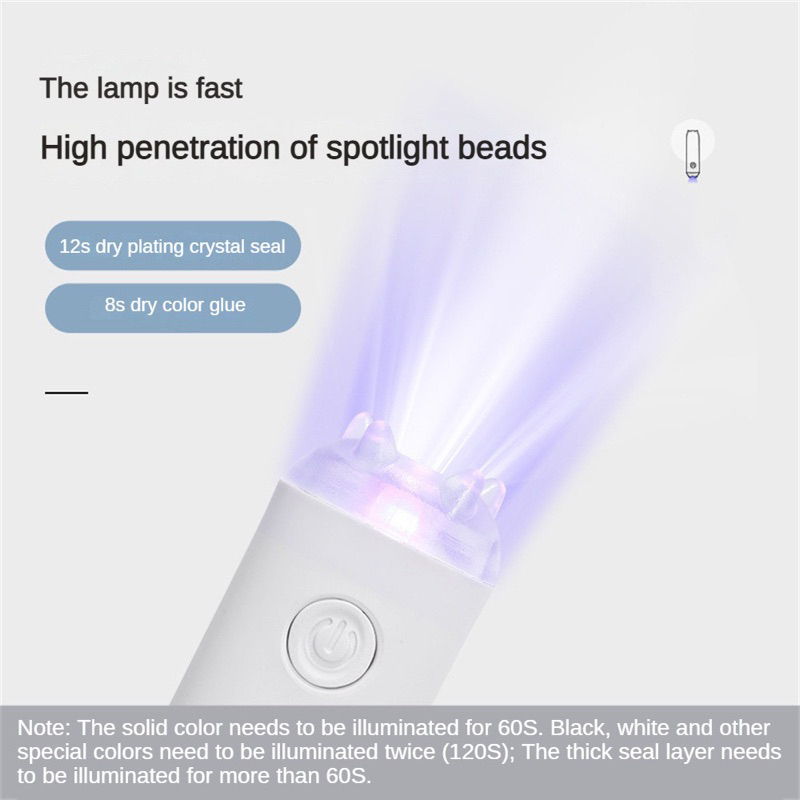 Đèn Hơ Mini-Hơ Một Ngón-Sơn Gel