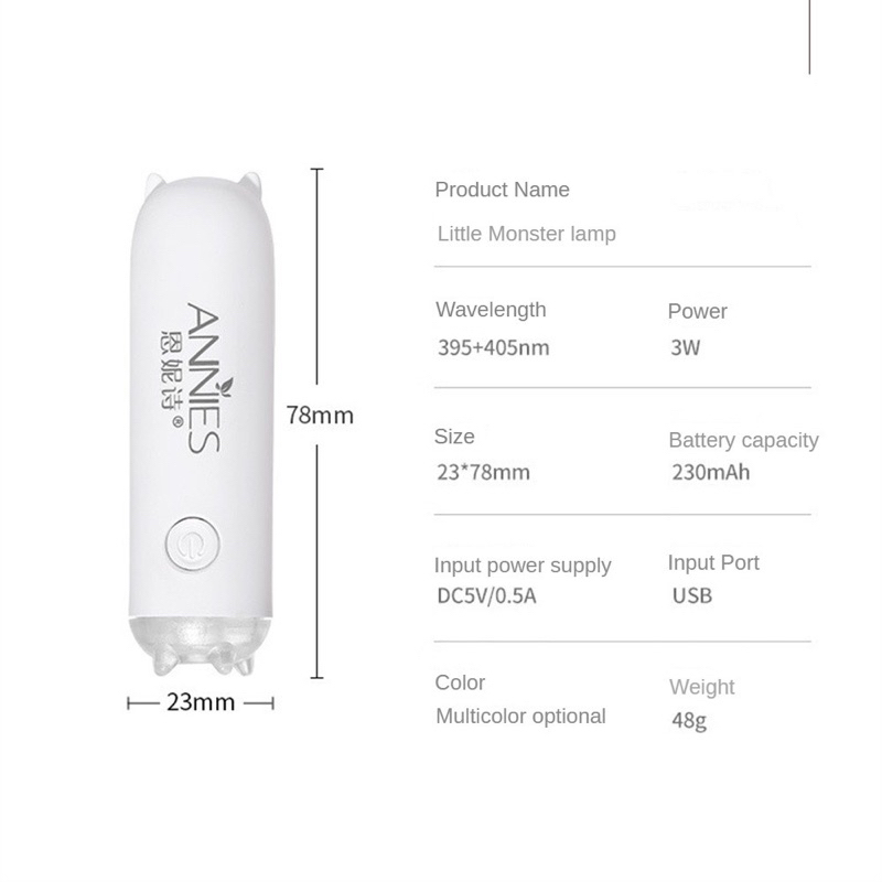 Đèn Hơ Mini-Hơ Một Ngón-Sơn Gel