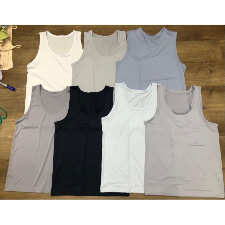 Áo ba lỗ Nam xuất Hàn xịn chất liệu cotton thông hơi mềm mịn siêu thoáng mát mặc hè, lót trong sơ mi tiện lợi