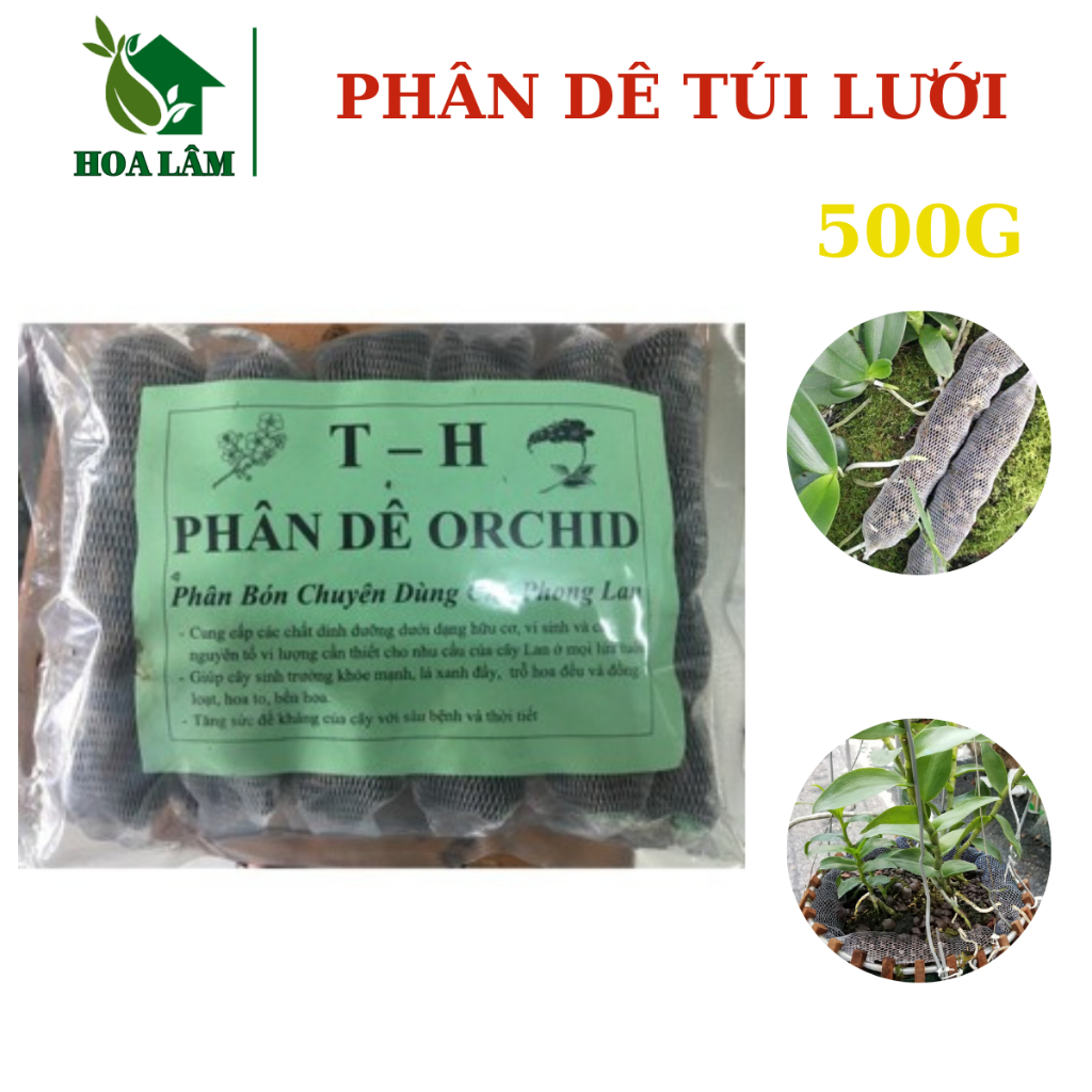 Phân Dê Túi Lưới, Phân Bón Cho Lan gói 12 dây