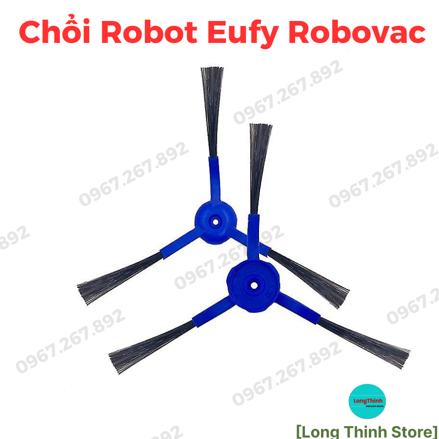 [Loại có lỗ] Chổi quét cạnh cho robot hút bụi anker eufy robovac chất lượng cao