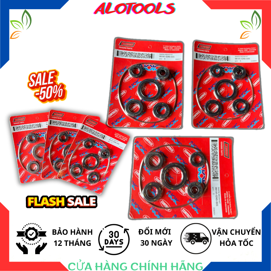 Bộ phớt mâm điện 6 chi tiết Hàng INDONESIA chất lượng cao|Phụ tùng xe máy cao cấp