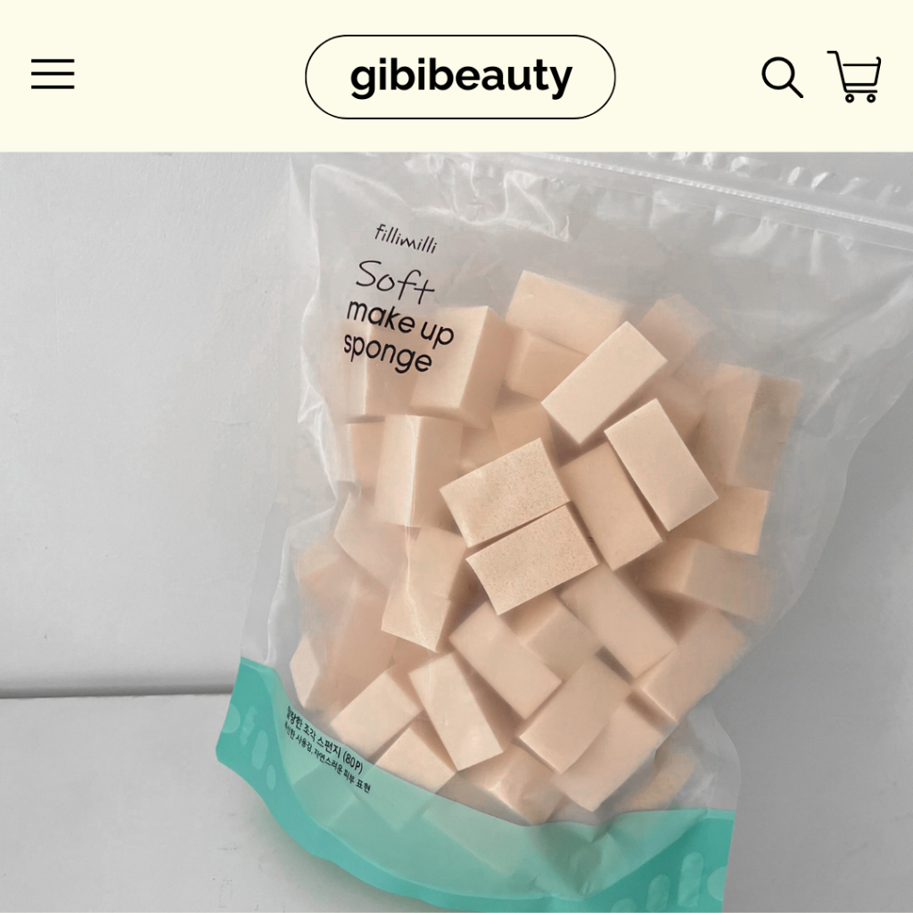 Mút tán FILLIMILLI Soft Make Up Sponge