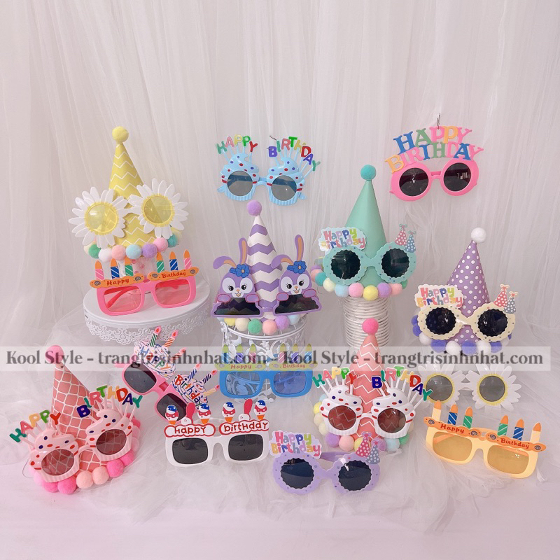 Mắt kính Happy Birthday Loại Tốt - Kool Style