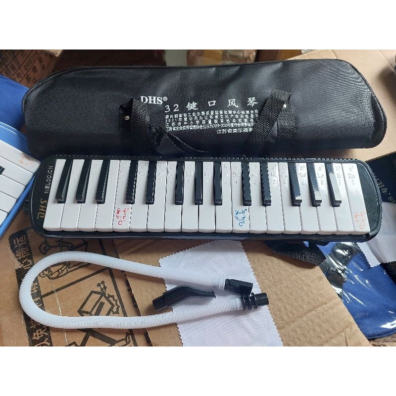 Kèn phím melodica Loại 1 tặng kèm khăn lau,ống dây