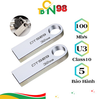 USB Kingston SE9 128GB /64Gb /32Gb /16Gg /8Gb /4Gb, Tốc Độ 2.0, Vỏ Kim Loại, Nhỏ Gọn - USB Kingston 128GB /64GB /32GB