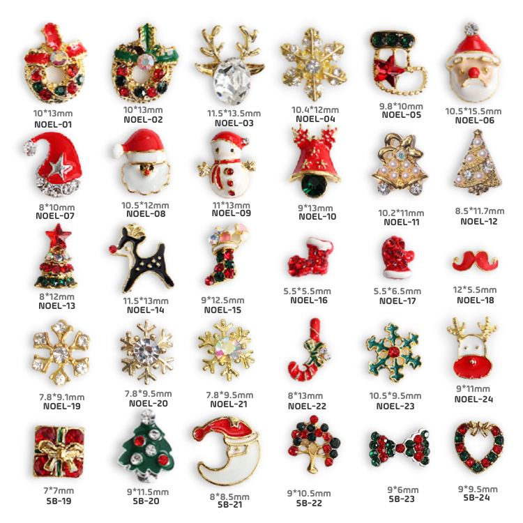 Charm Noel | Giáng Sinh 2023 | Trang Trí Móng Tay